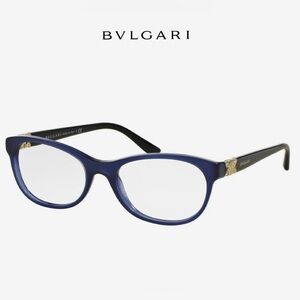 Bulgari Blue and Gold Women's Glasses